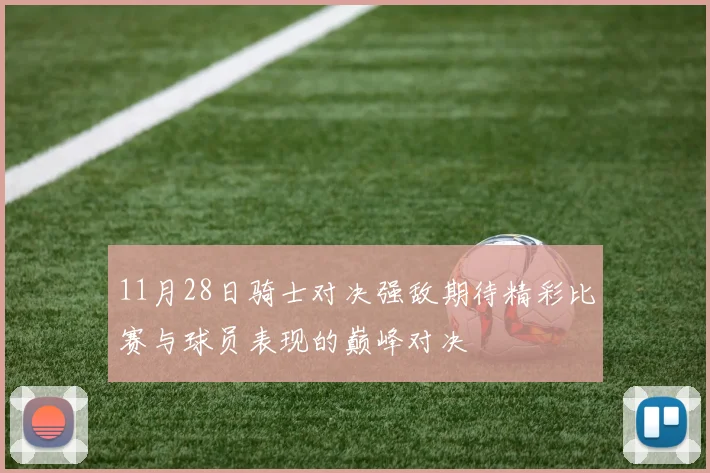 11月28日骑士对决强敌期待精彩比赛与球员表现的巅峰对决